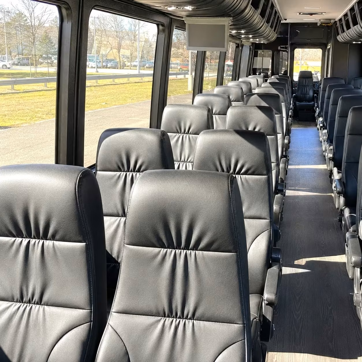 25 passenger minibus inside