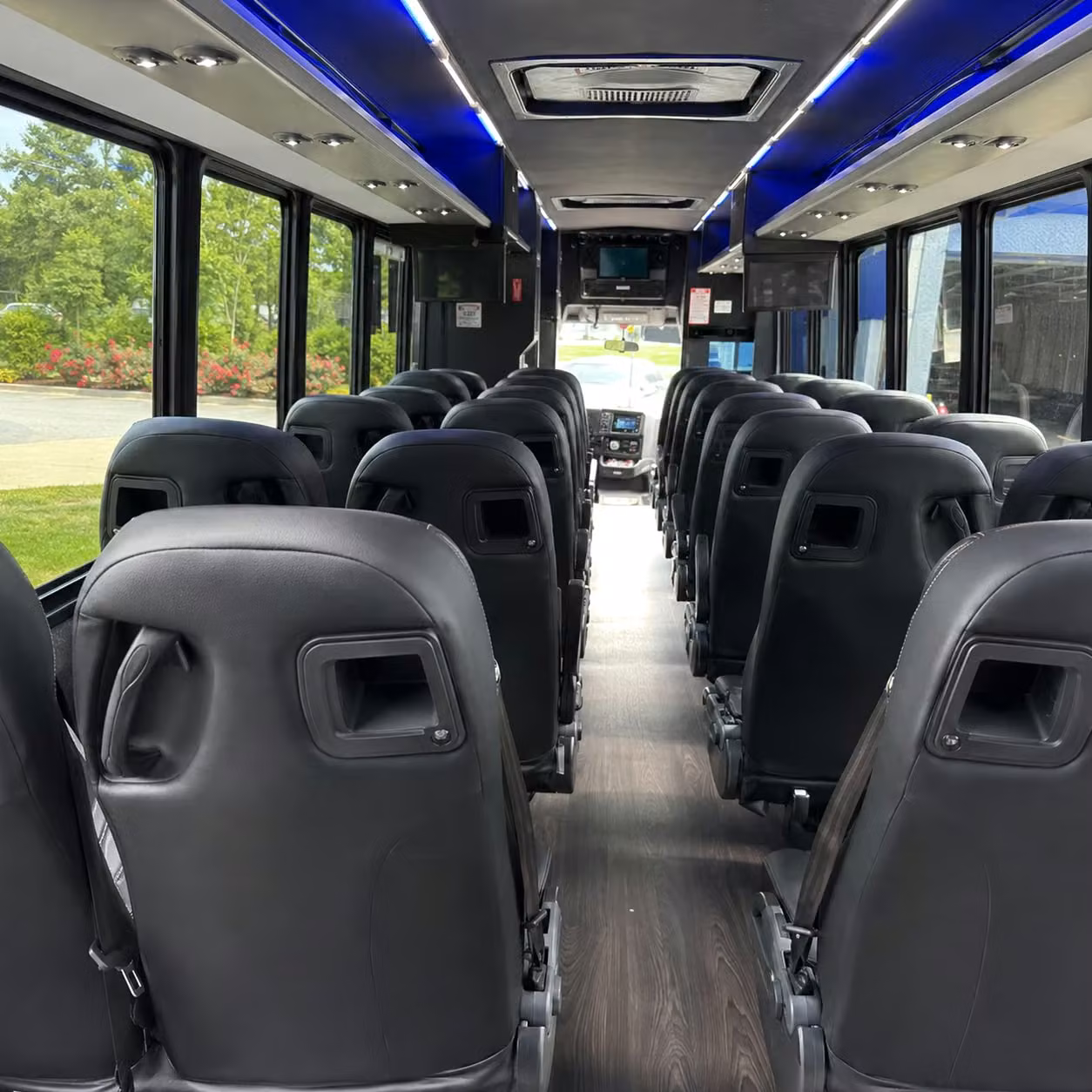 30 passenger minibus inside