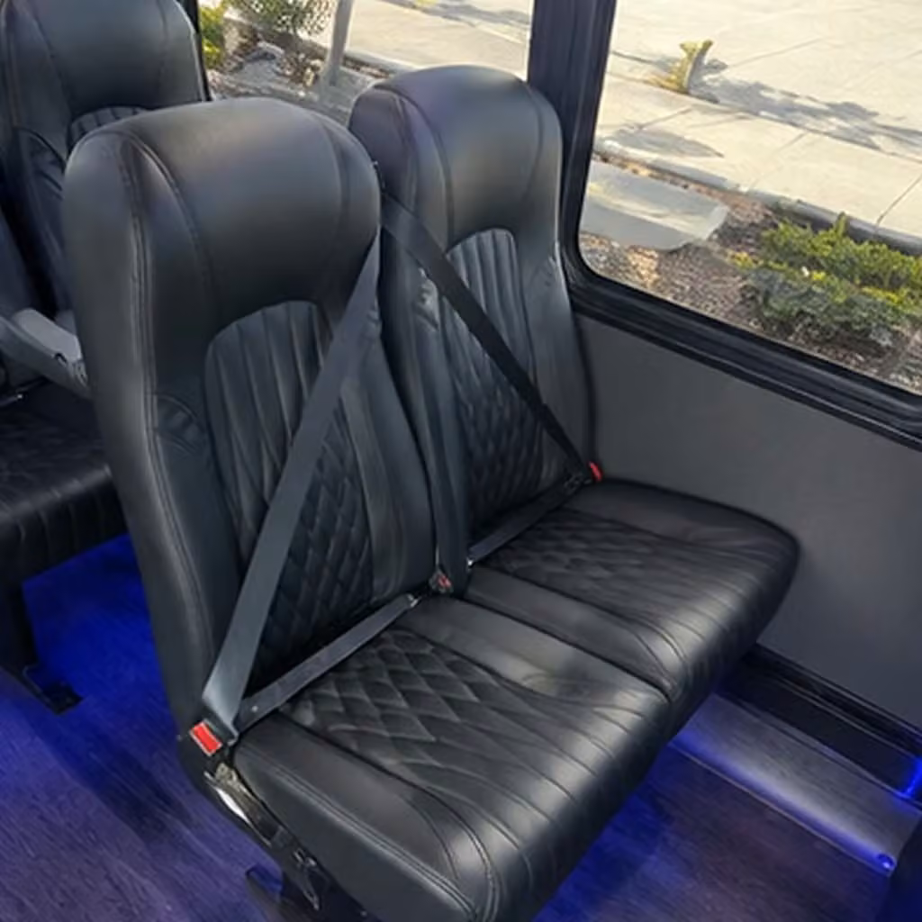 35 passenger minibus interior